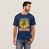T-shirt Morsure du dobermann K9 (Devant entier)