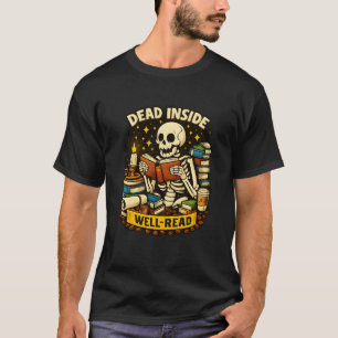 T-shirt Mort à l'intérieur mais grand lecteur pour les ama