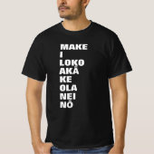 T-shirt mort à l'intérieur mais toujours en vie en Hawaiia (Devant)