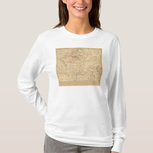 T-shirt Mort de Clothaire 1er de La d'apres de la France (Devant)