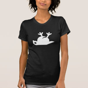 T-shirt mort de pictogramme d'oiseau