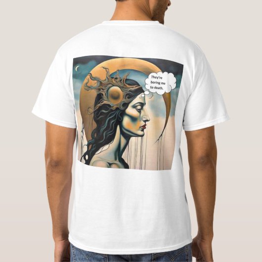 T-shirt Mort d'ennui (Dos)