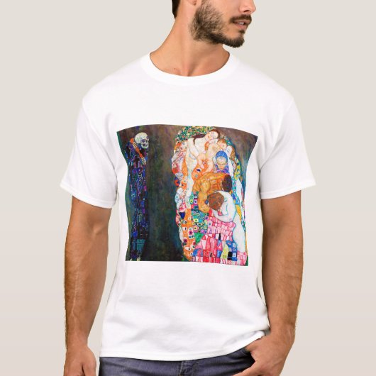 T-shirt Mort et vie, Gustav Klimt (Devant)