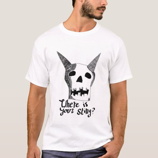 T-shirt Mort, où est votre piqûre ? (Devant)