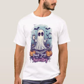 T-shirt Morte Fatigué mais toujours hanté - Drôle mignon (Devant)