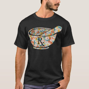 T-shirt Mortier floral et pilon rx