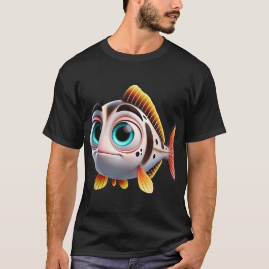 T-shirt Morue adorable (Devant)