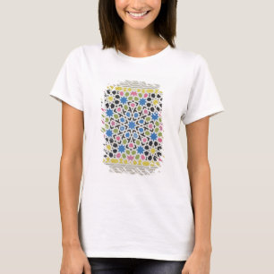 T-shirt Mosaic design from the Alhambra, from 'The Arabian