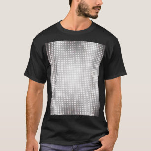 T-shirt Mosaïque brillante : Abstraite gris brillant.