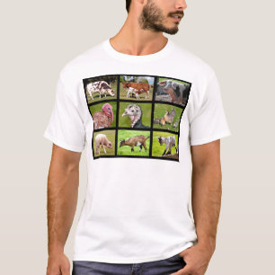 T-shirt Mosaïque d'animaux de ferme