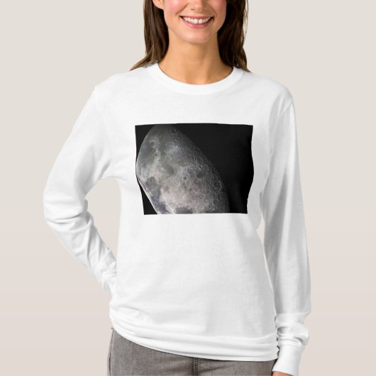 T-shirt Mosaïque de couleur de la lune de la Terre (Devant)