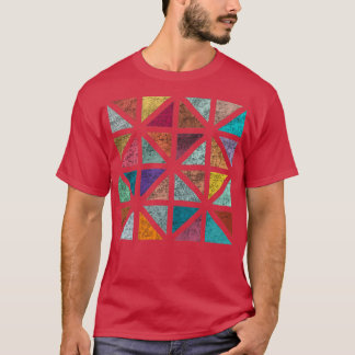 T-shirt Mosaïque triangle
