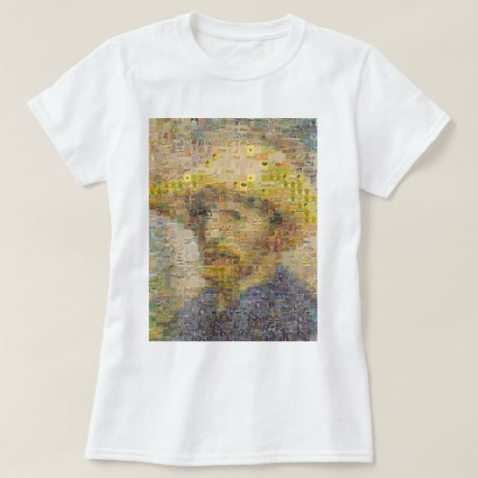 T-shirt mosaïque Van Gogh (Design devant)