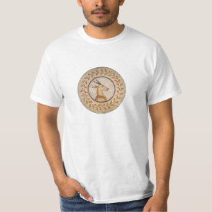 T-SHIRT MOSAÏQUES ROMAINES ANTIQUE / GAZZELLE
