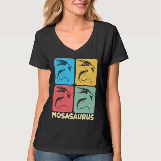 T-shirt Mosasaurus Dino Prehistoric Dinosaur (Devant)