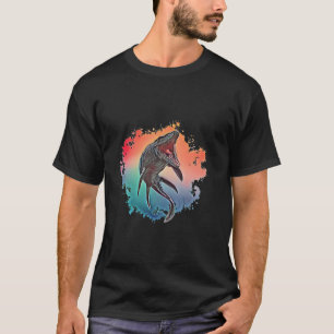 T-shirt Mosasaurus Dinosaur Motif préhistorique Predator D