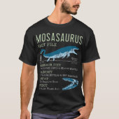 T-shirt Mosasaurus Faits (Devant)