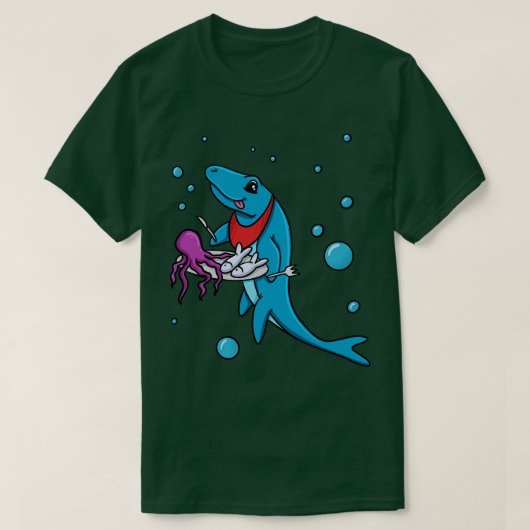 T-shirt Mosasaurus Manger (Design devant)