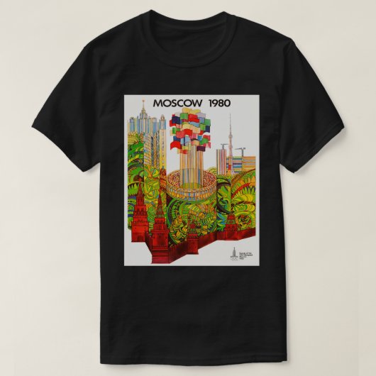T-shirt Moscou Olympique 1980 (Design devant)