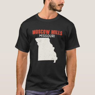 T-shirt Moscow Mills Missouri USA État Amérique Voyage Mis