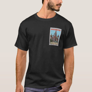 T-shirt Moscow Russia Travel Poster