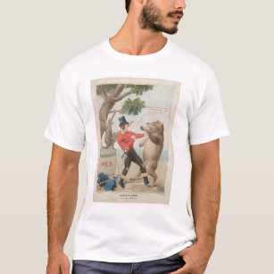 T-shirt Mose en Californie : Bagarre avec un ours (1475)