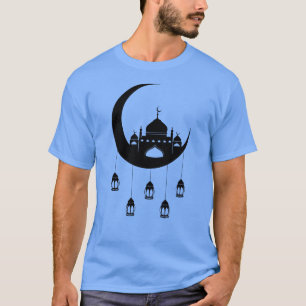 T-shirt Mosquée en Crescent Moon Fanous Ramadan