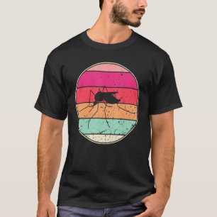 T-shirt Mosquito Vintage rétro Mosquito Silhouette