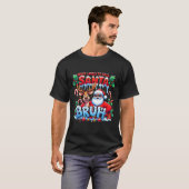T-shirt Most Likely To Call Santa Bruh Funny Christmas  (Devant entier)