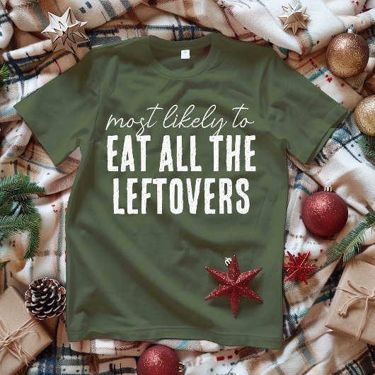 T-shirt Most Likely To Custom Funny Christmas Family