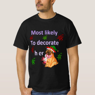 T-shirt most likely to decorate her dog