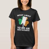 T-shirt Most Likely To Do An Irish Goodbye St Patrick's Da (Devant)