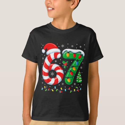 T-shirt Most Likely To Say 67 Christmas Matching 7 6 Famil (Devant)