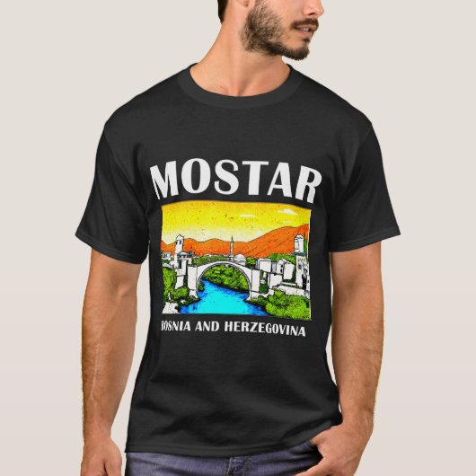 T-shirt Mostar Bosnie-Herzégovine (Devant)