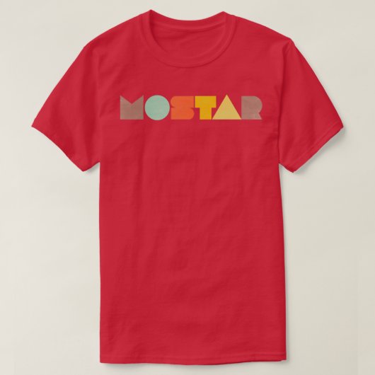 T-shirt Mostar Vintage (Design devant)