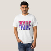 T-shirt Mot Bisexuel Fier (Devant entier)