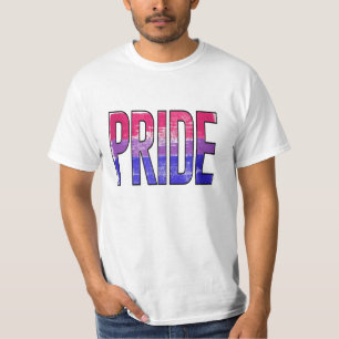 T-shirt Mot Bisexuel Fier