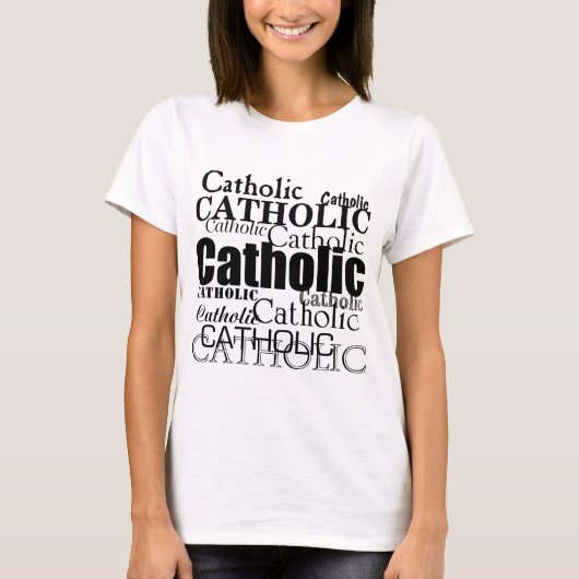 T-shirt Mot catholique (Devant)