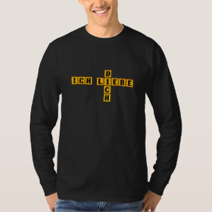 T-shirt Mot-clé allemand Ich Liebe Dich