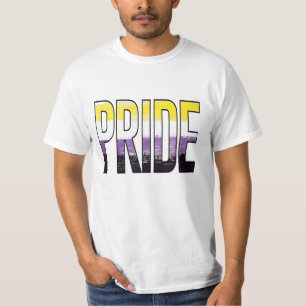 T-shirt Mot de fierté non binaire