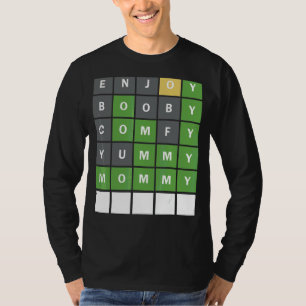 T-shirt Mot de la Fête des Mères Devant Jeu Maman de soins