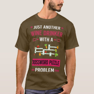T-shirt Mot de passe de l'alcool de vin Puzzles