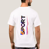 T-SHIRT MOT SPORT - EXÉCUTION (Dos)
