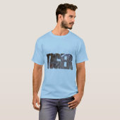 T-SHIRT MOT TIGER AVEC IMAGE TIGRE À L'INTÉRIEUR DU TEXTE (Devant entier)