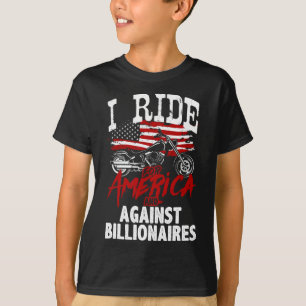 T-shirt Motard anti-Trump pro-démocratie résiste contre le