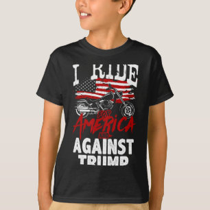 T-shirt Motard anti-Trump pro-démocratie résiste contre Tr