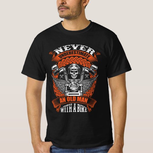 T-shirt motard, Never un Derestimate... (Devant)