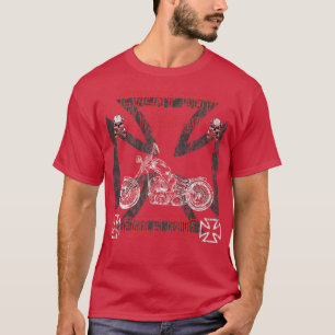 T-shirt Motard Rocker Moto Vélo Pédalage Course Motocyclet
