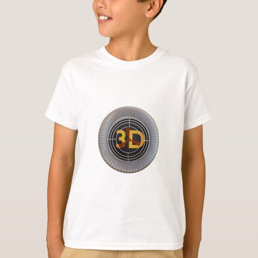 T-shirt Moteur 3D. (Devant)