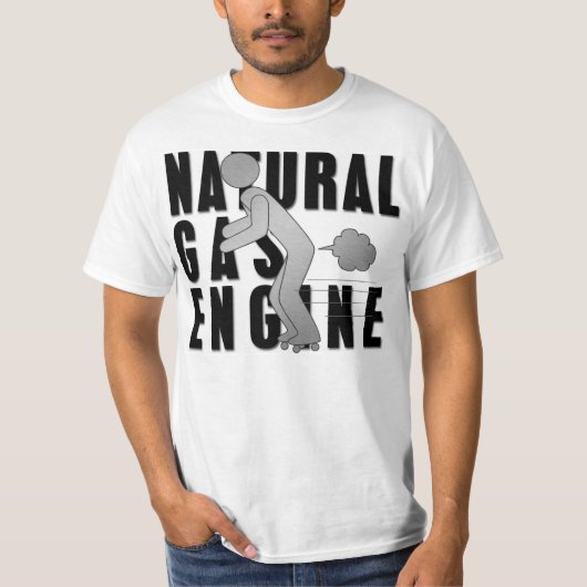 T-shirt Moteur à gaz naturel 1 (Devant)